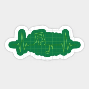 Music Heart Sticker